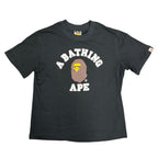 Bape Black College Tee