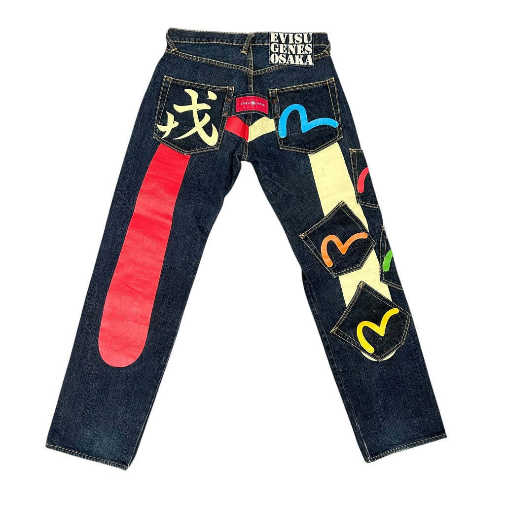 Vintage Evisu Genes Osaka Multi Pocket Jeans