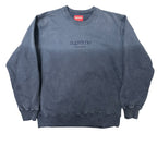 Supreme Dipped Navy Crewneck