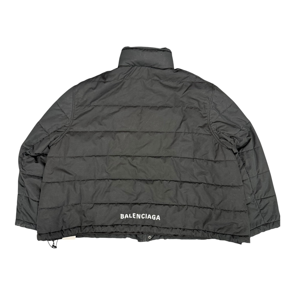 Balenciaga Logo Print Puffer