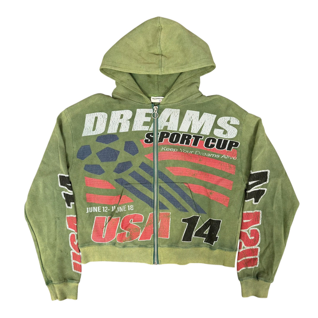 Vale Live Green “Sport Cup” Thermal Zip Hoodie