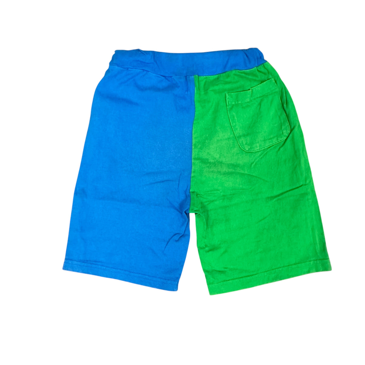 kids BAPE Baby Milo Green/Blue Shorts