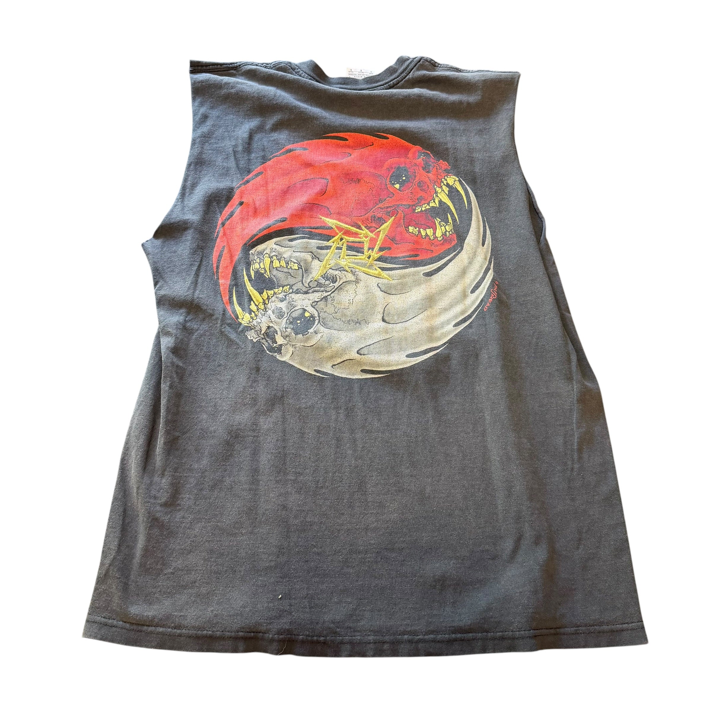 Faded Black Metallica Cut Off Shirt
