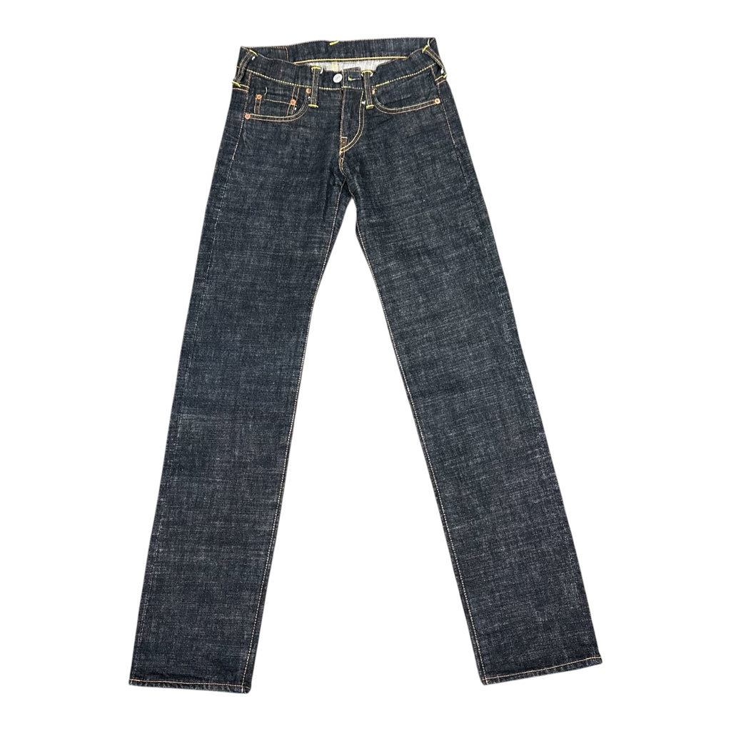 Evisu Pink Seagull Threaded Logo Jeans