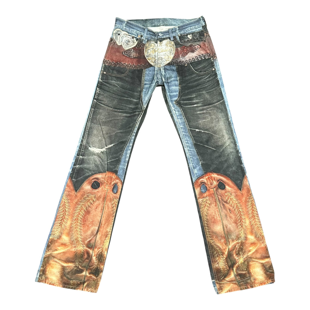 Acne Studios Trompe L'Oeil Jeans