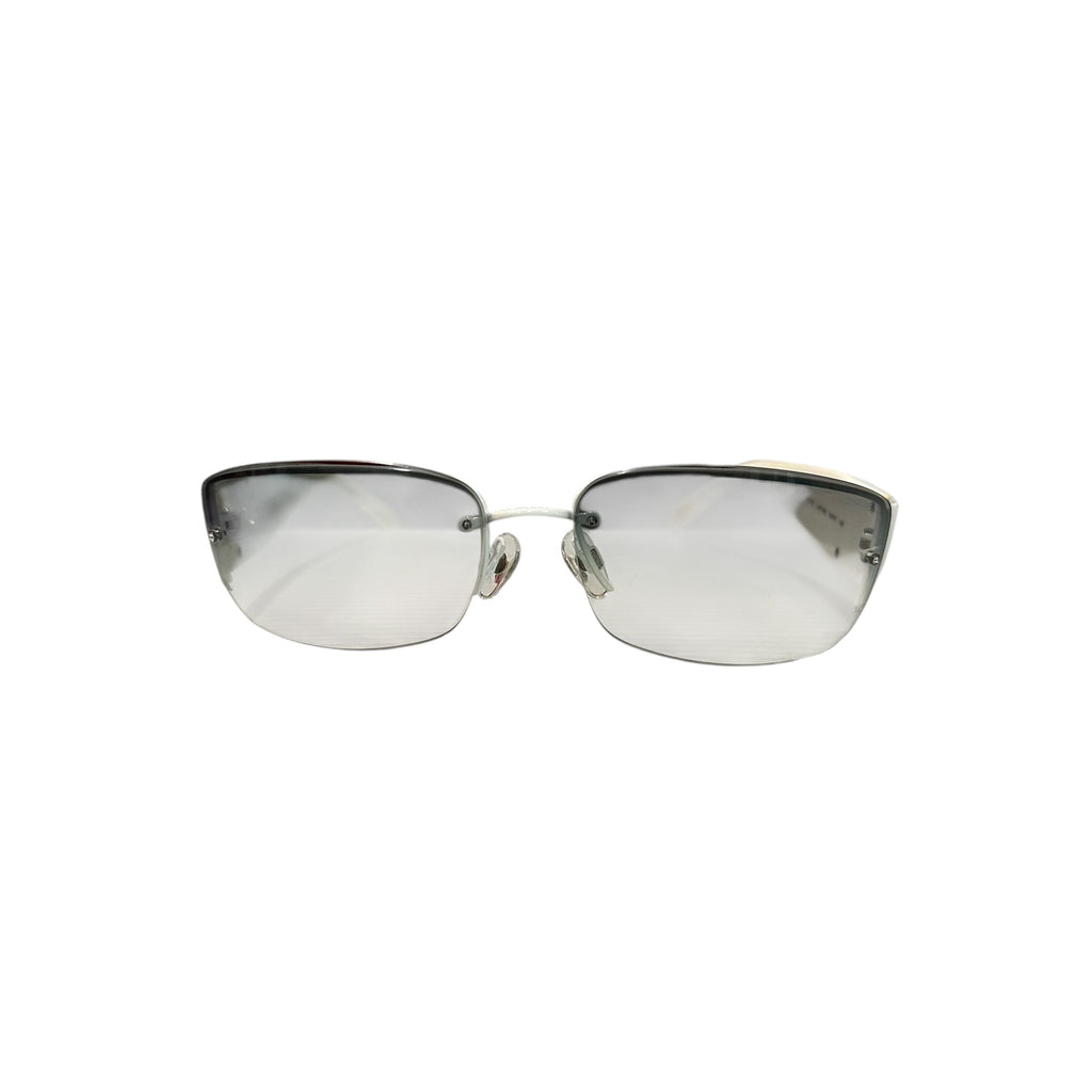 Chanel 4117 White/Smoke Sunglasses