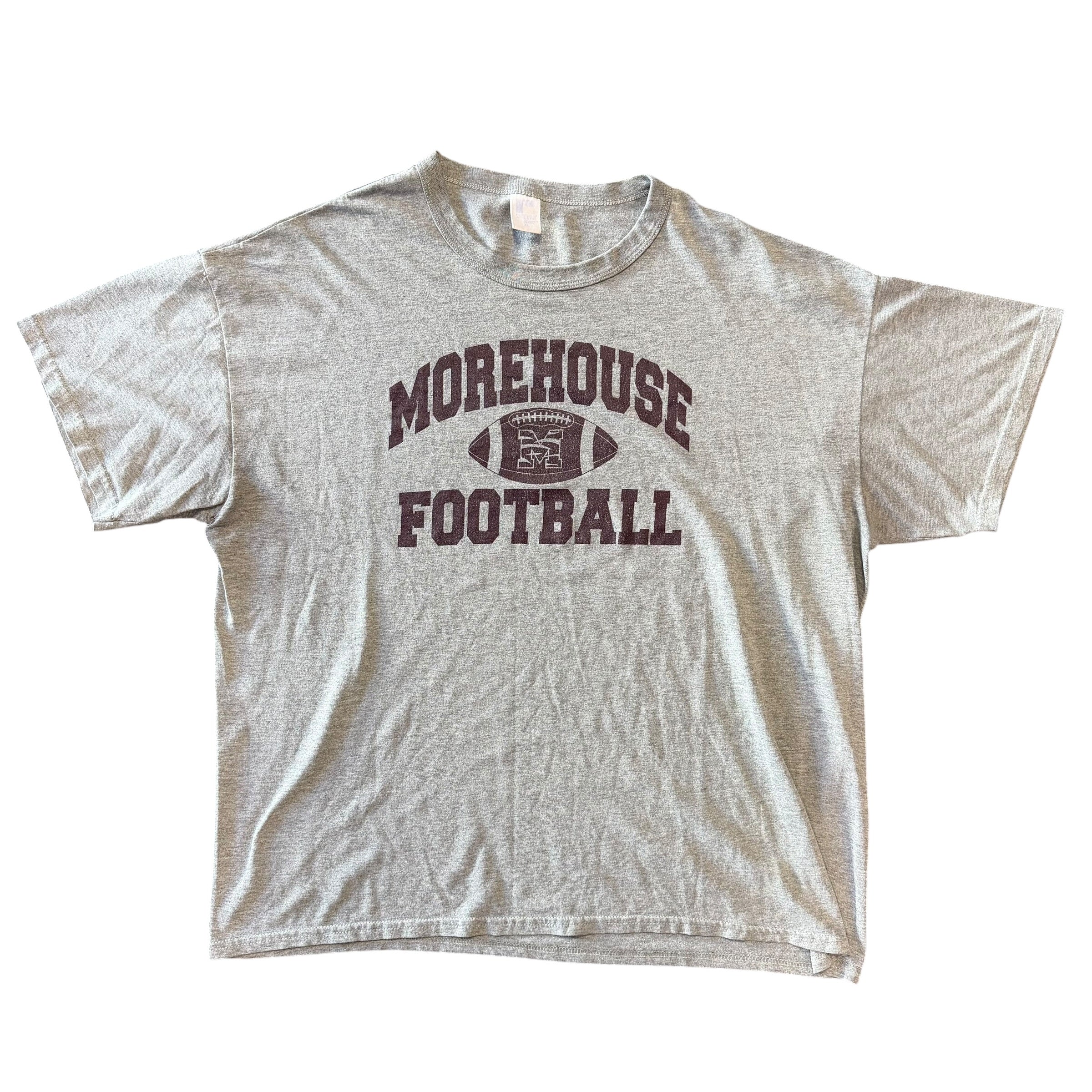 Vintage Morehouse Football Grey Tee