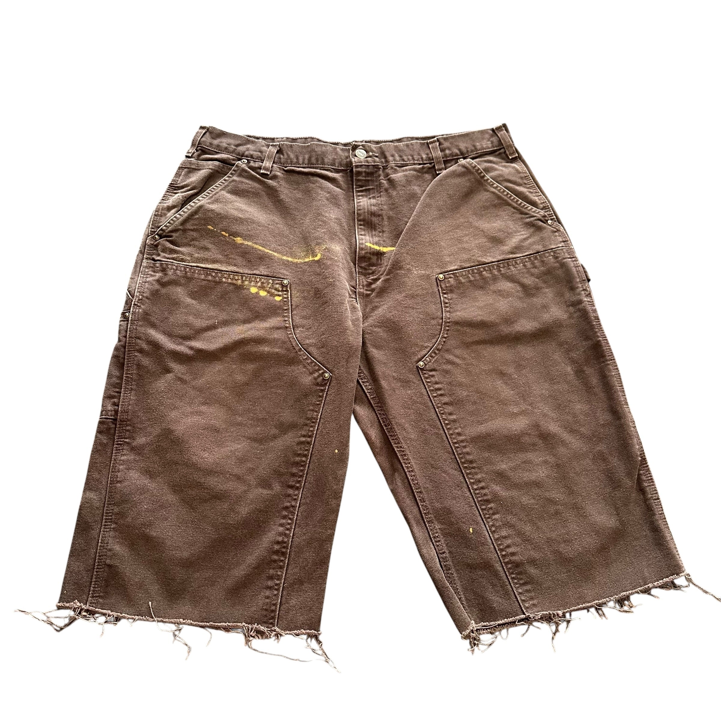 Brown Carhartt Double Knee Shorts(38)