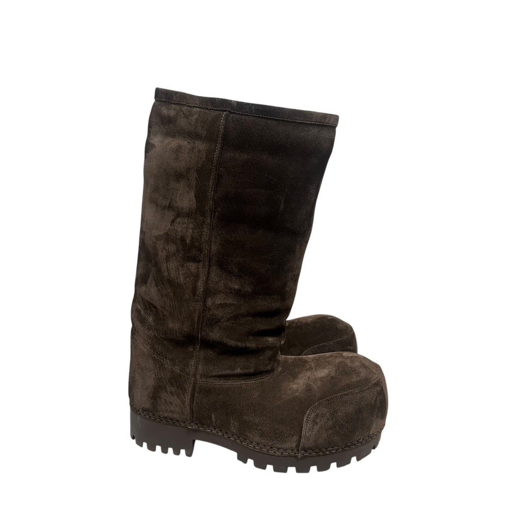 Brown Balenciaga Boots