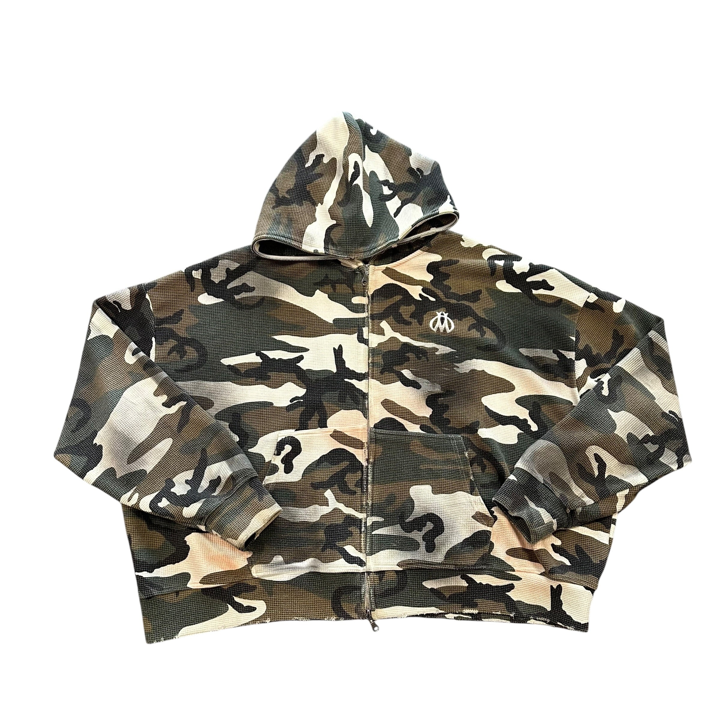 HMDD Camo Thermal Zip Hoodie