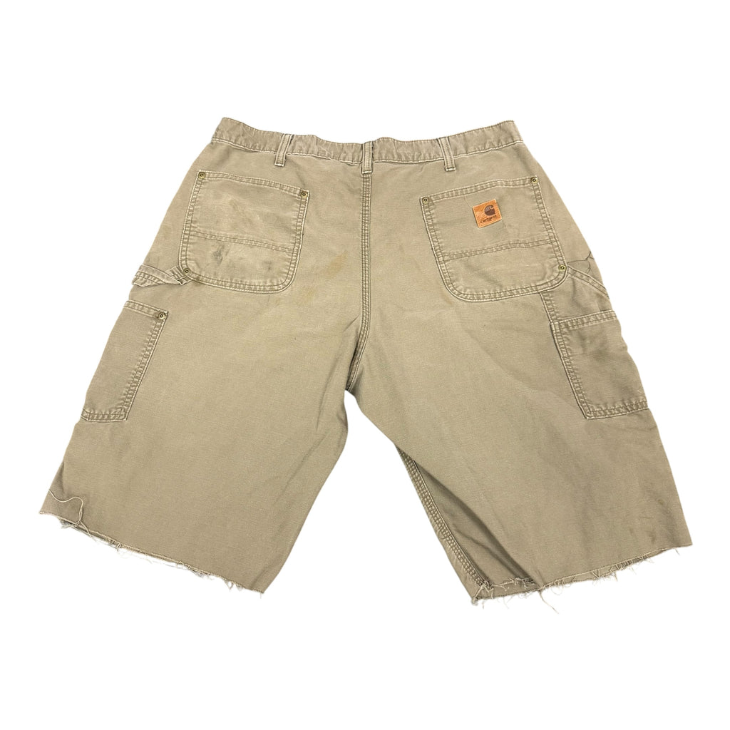Vintage Carhartt Olive Double Knee Shorts(38) Thinner Material