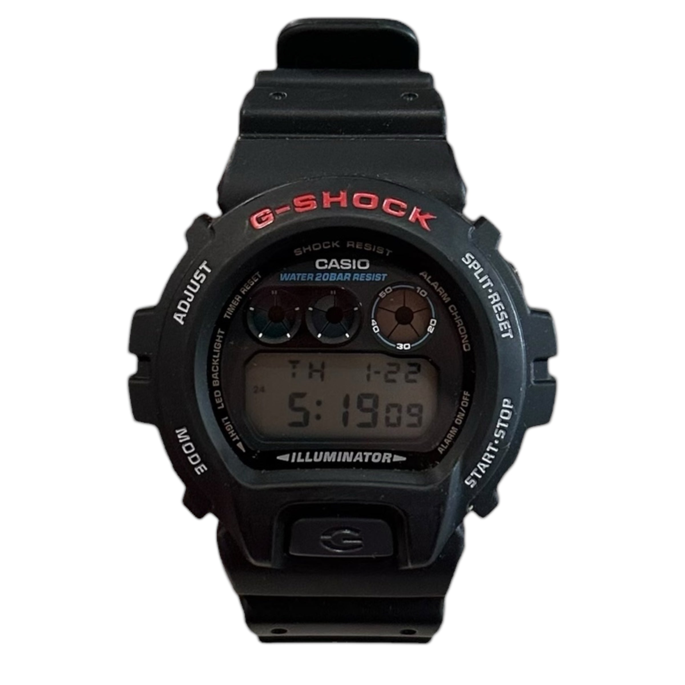 G-Shock Black/Black/Red Watch