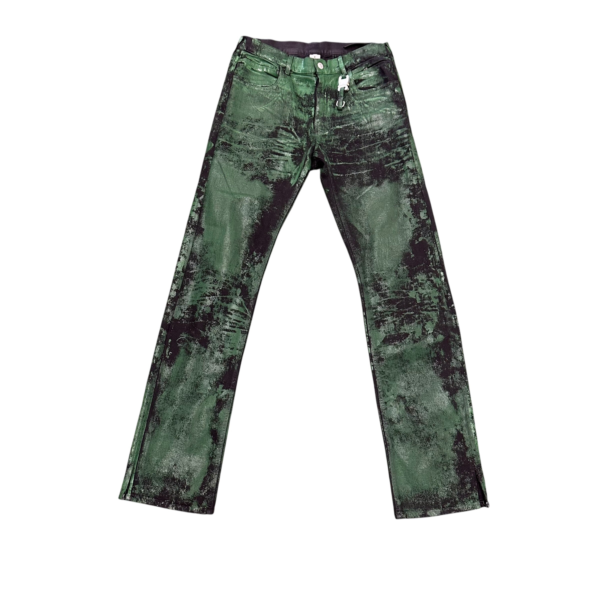 1017 Alyx 9SM Green Paint Denim