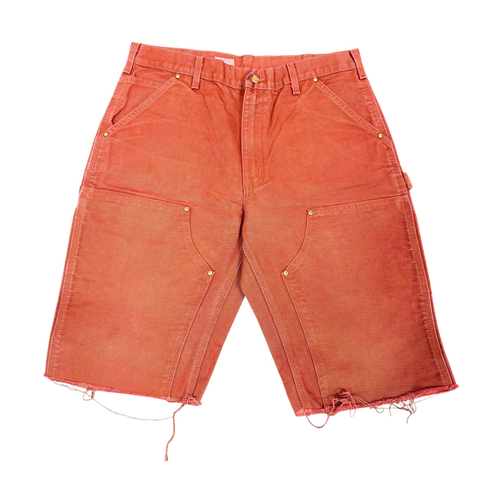 Pink Carhartt Double Knee Shorts(36)