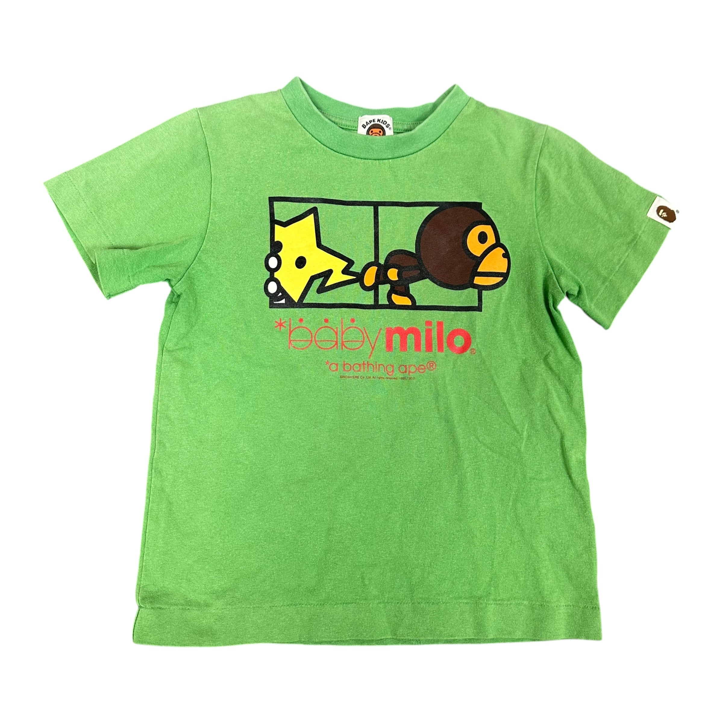 A BATHING APE Baby Milo T-Shirt Green