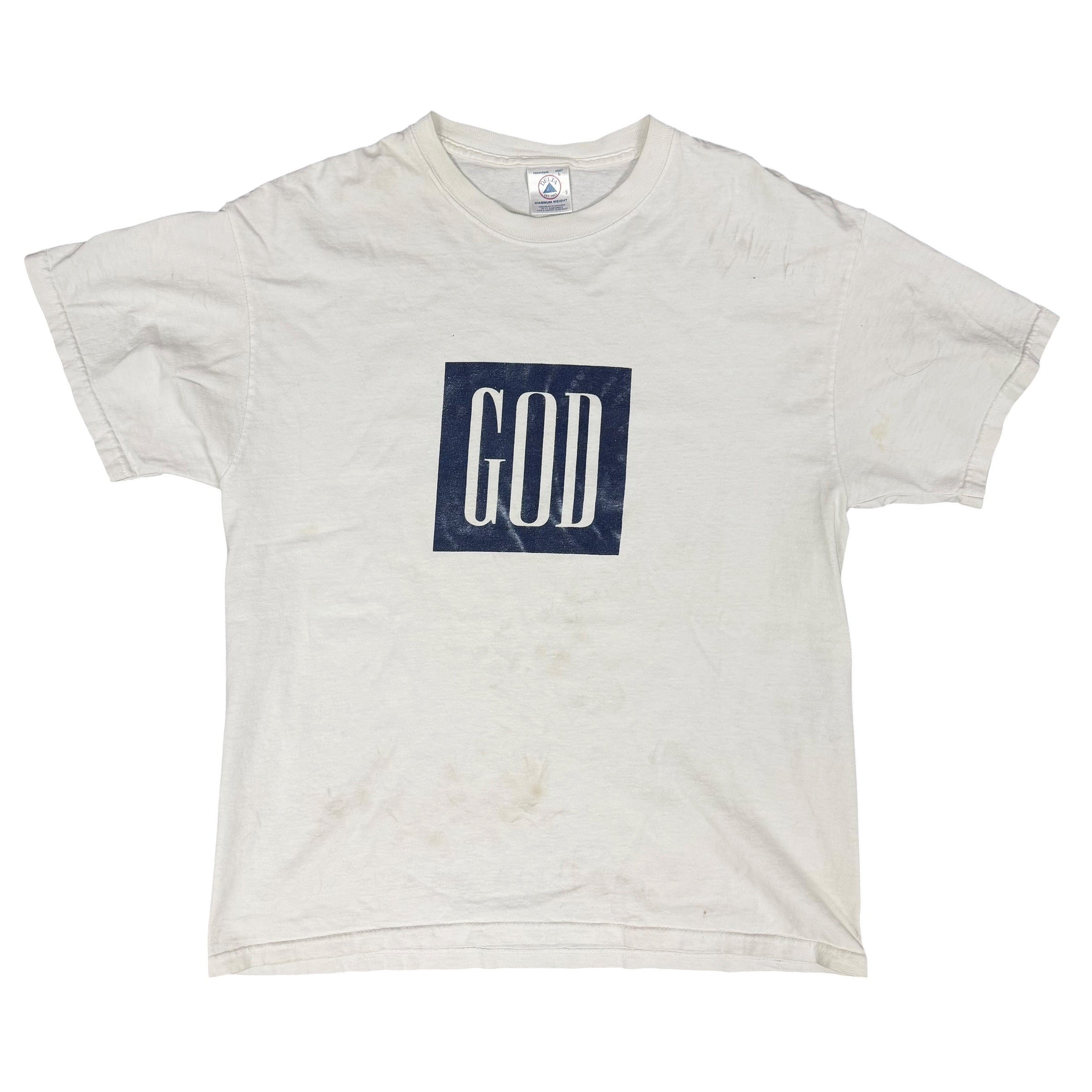 Vintage GOD (Gap Spoof) White Tee