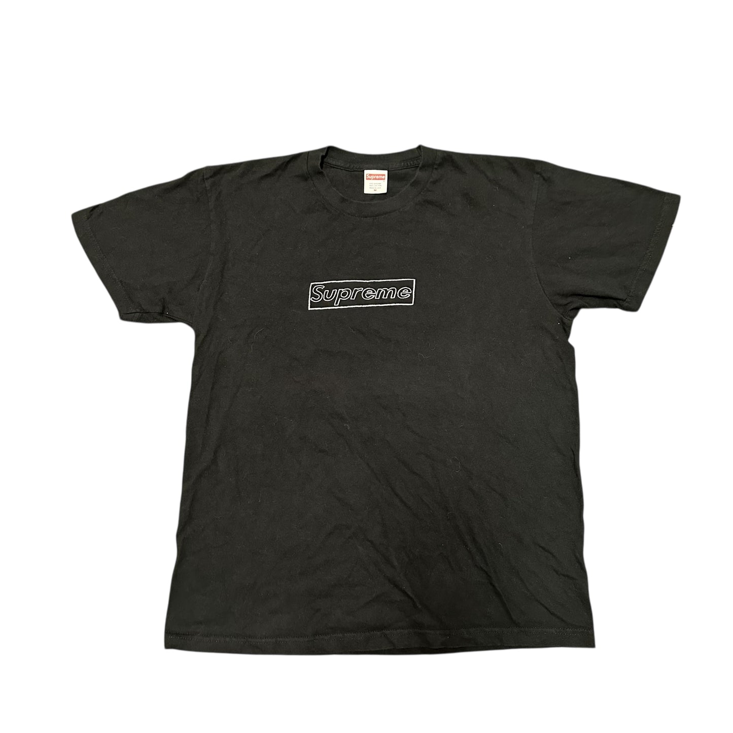 Supreme X Kaws Chalk Logo Tee