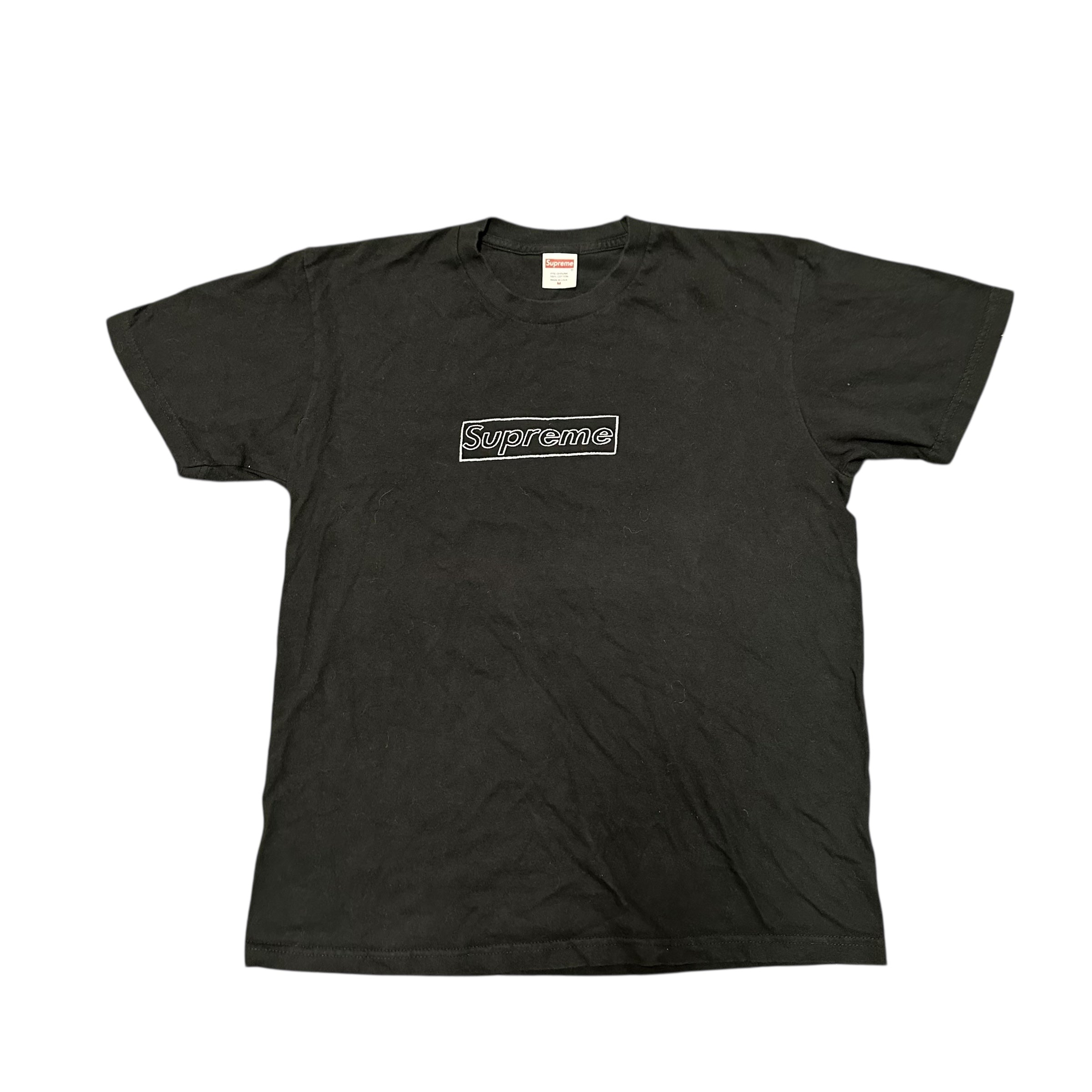 Supreme X Kaws Chalk Logo Tee