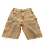 Carhartt Double Knee Carpenter Dirty Tan Distressed Shorts (32)