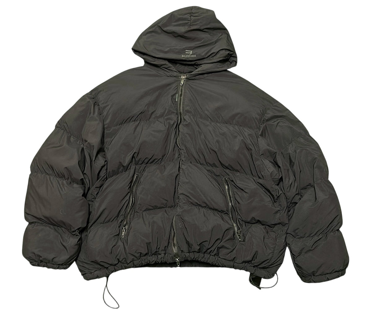Balenciaga Sporty B Hooded Puffer