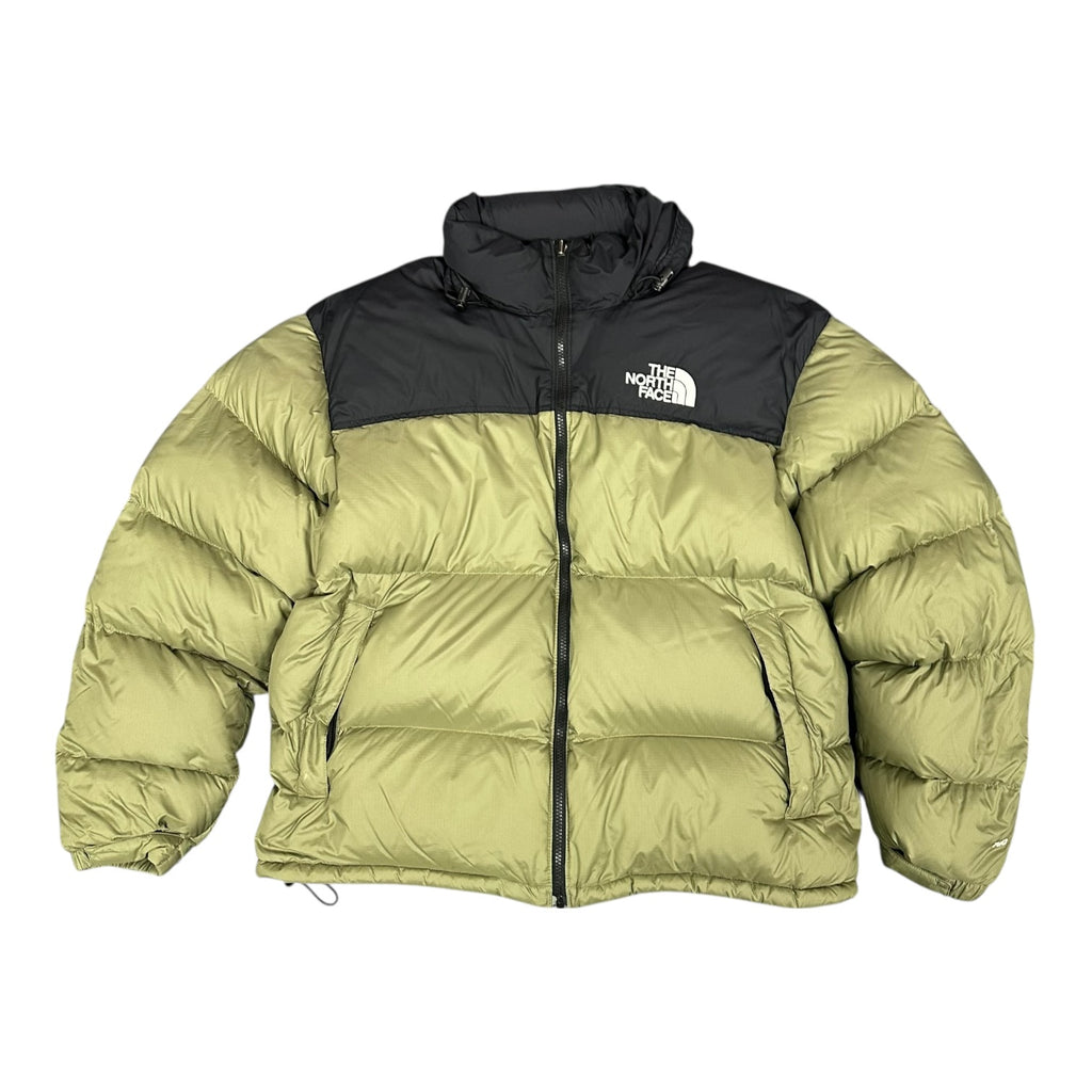 North Face Olive/Black Puffer Jacket