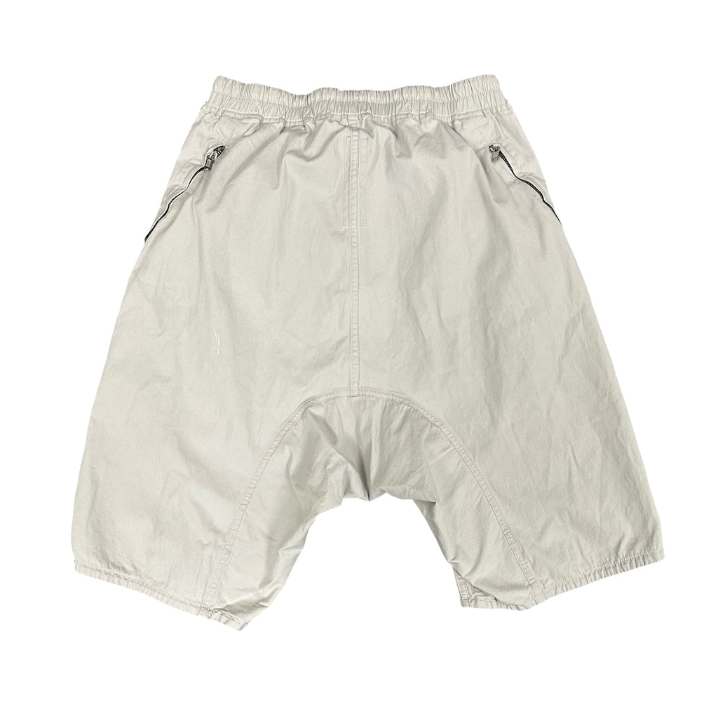 Rick Owens Notched Back Zipper Shorts