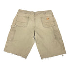 Vintage Carhartt Olive Double Knee Shorts(38) Thinner Material