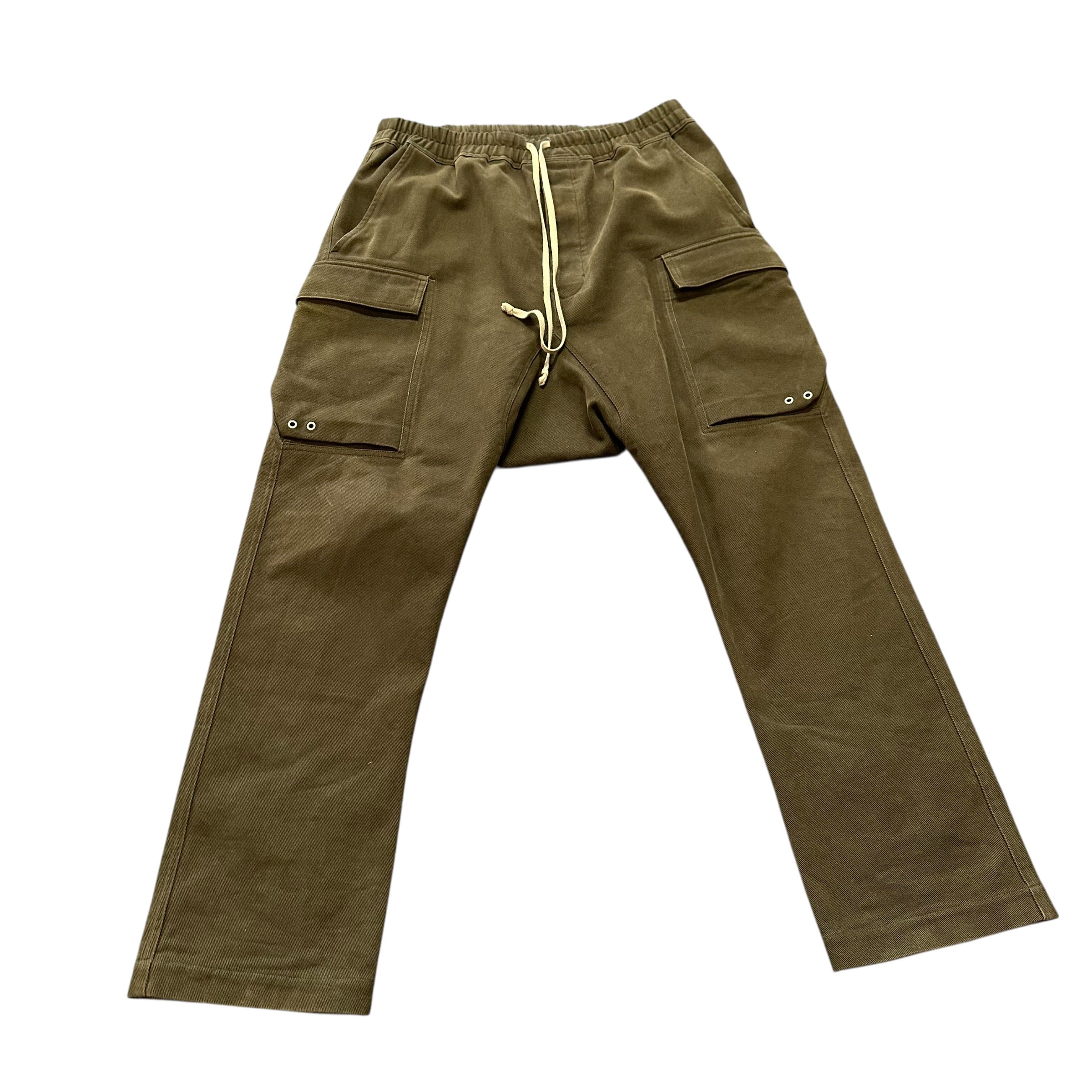 Rick Owens Green Cargo Pants