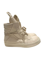 Rick Owens Geobasket White/White Sneakers