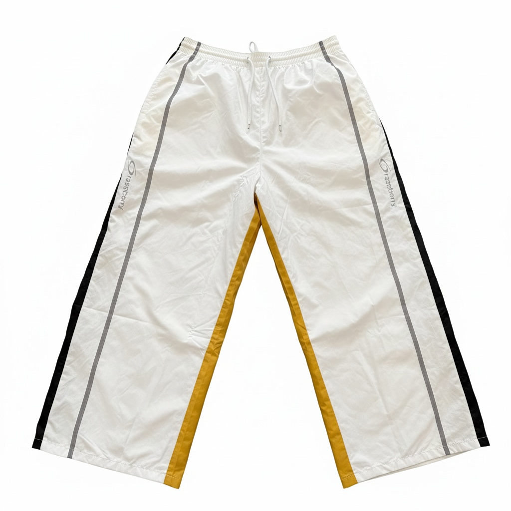GV Gallery White/Yellow Trackpants