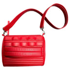 Red Diesel Leather Crossbody Bag.
