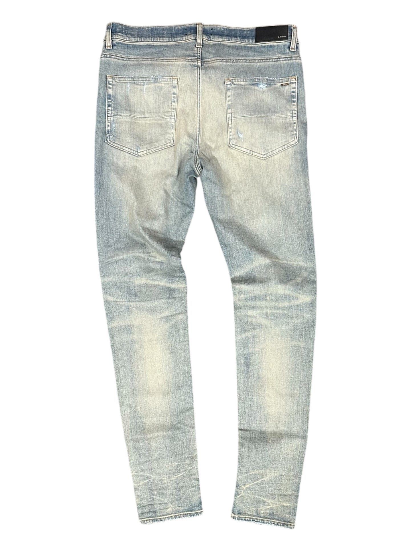 Amiri Blue Distressed Jeans