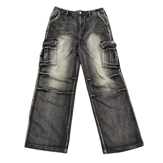 HMDD Studded Colossal Baggy Jeans