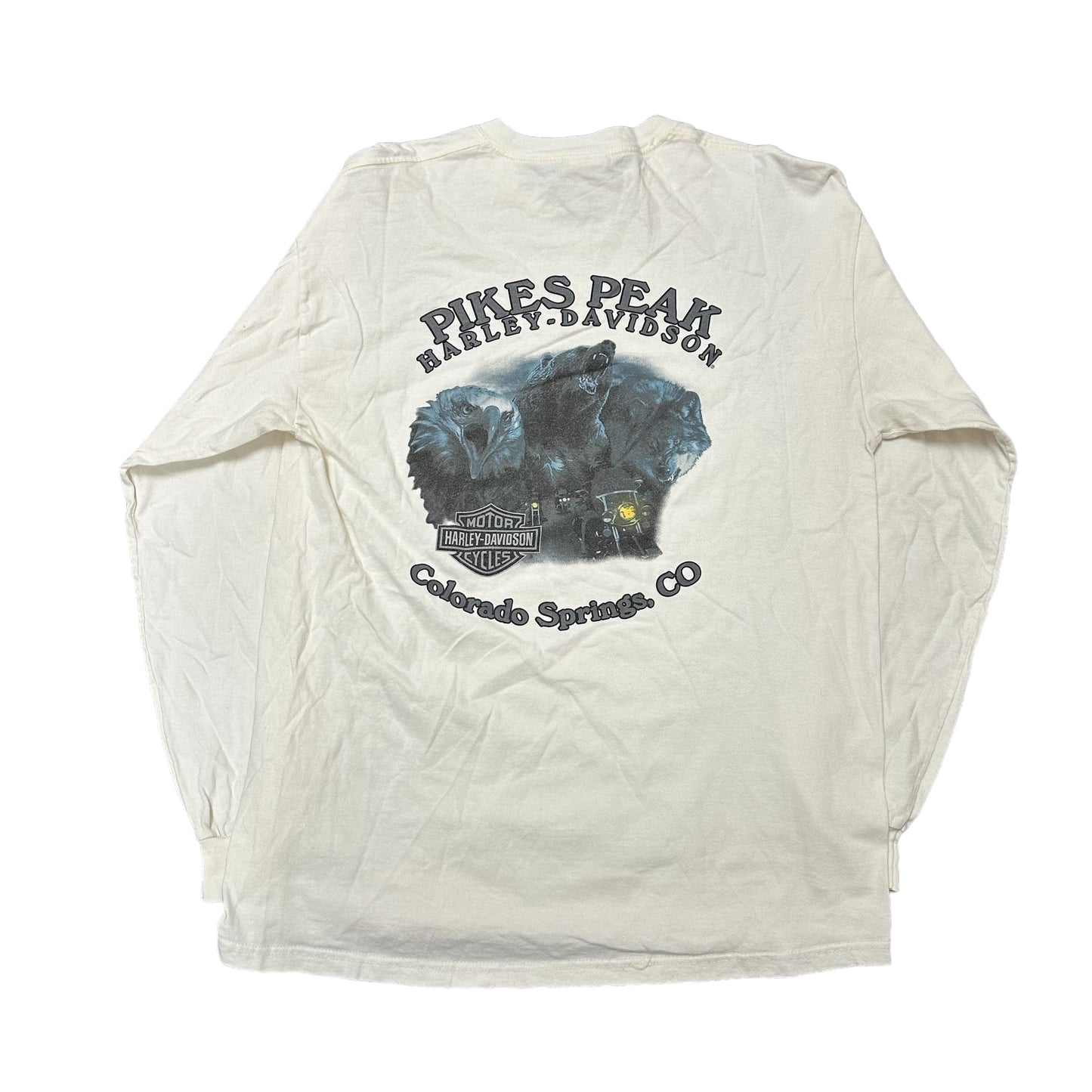 ‘06 Harley Davidson Pikes Peak Flame L/S Tee