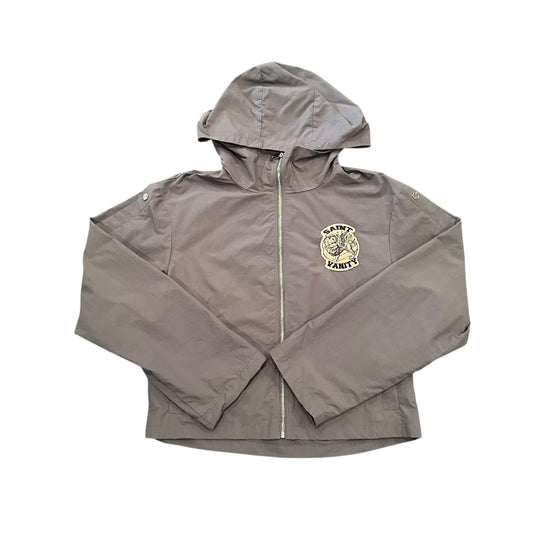 Saint Vanity Black Hooded Track Jacket