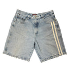 Vintage Striped Shorts Blue