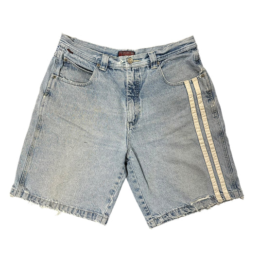 Vintage Striped Shorts Blue