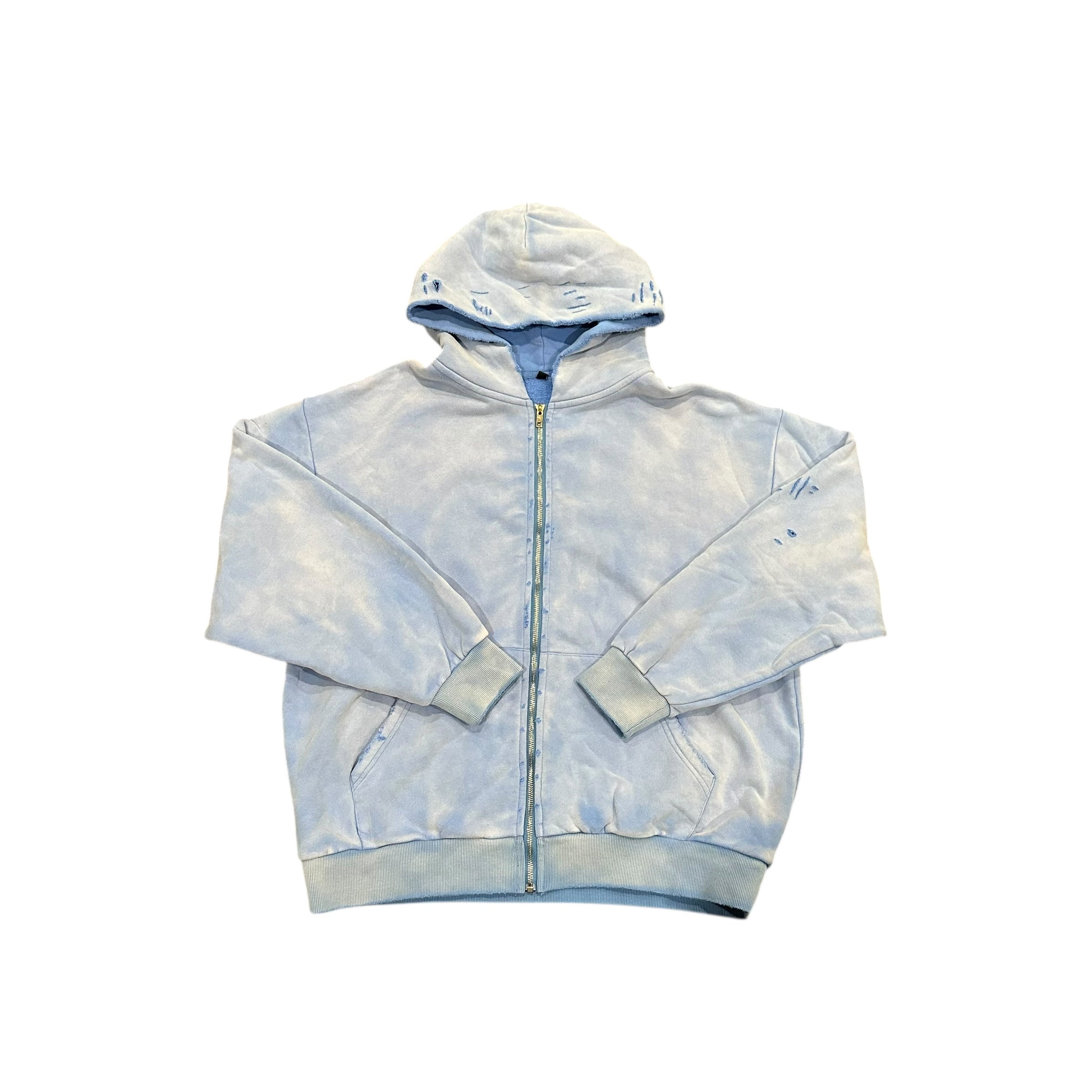 Sample Distressed Blank Blue