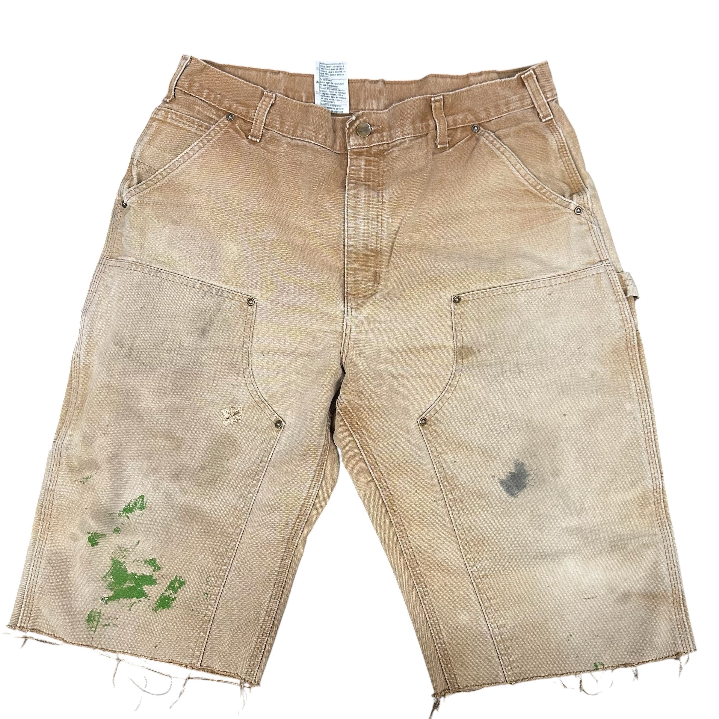Vintage Carhartt Paint Splatter Shorts (36)