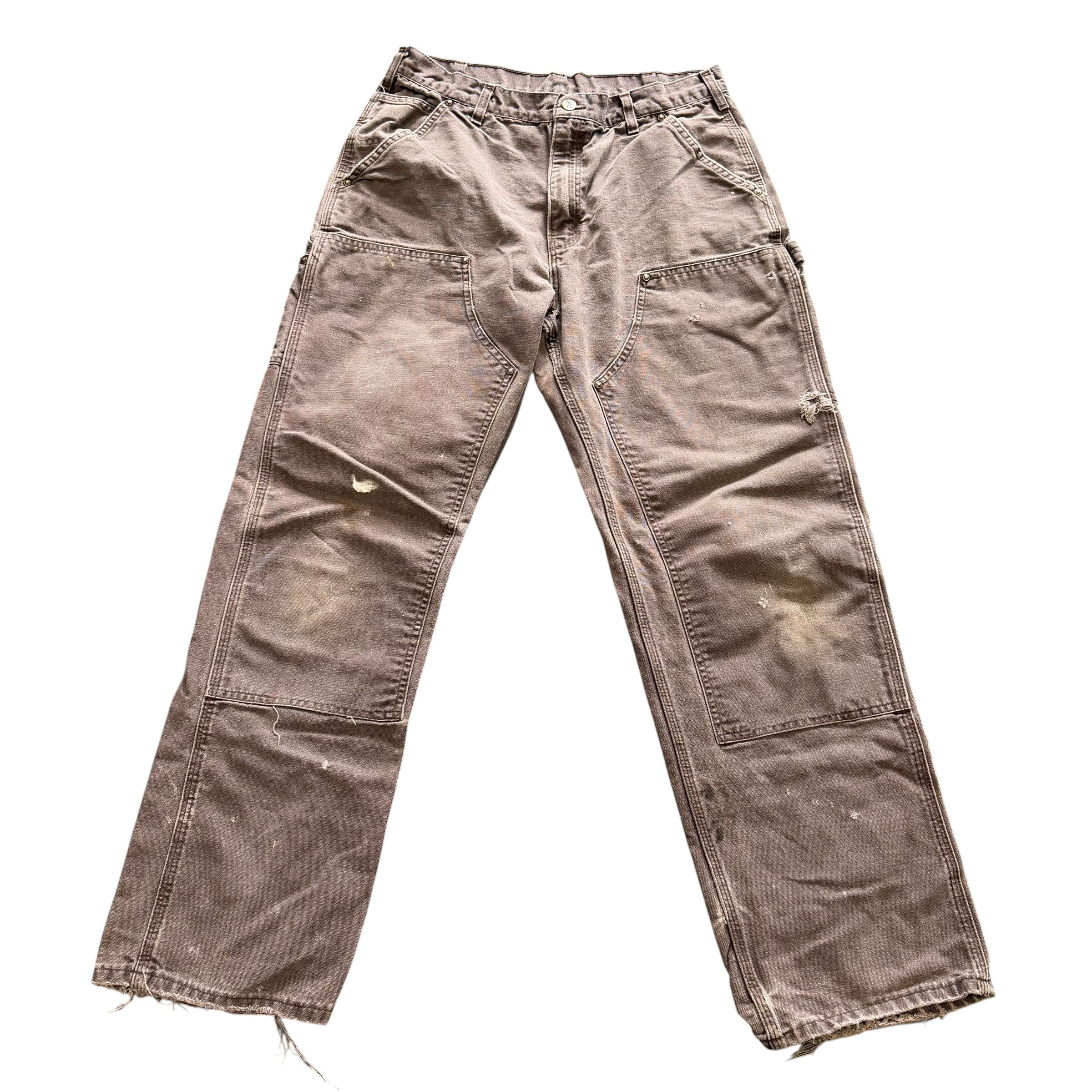 Carhartt Brown Faded Double Knee (34x32)