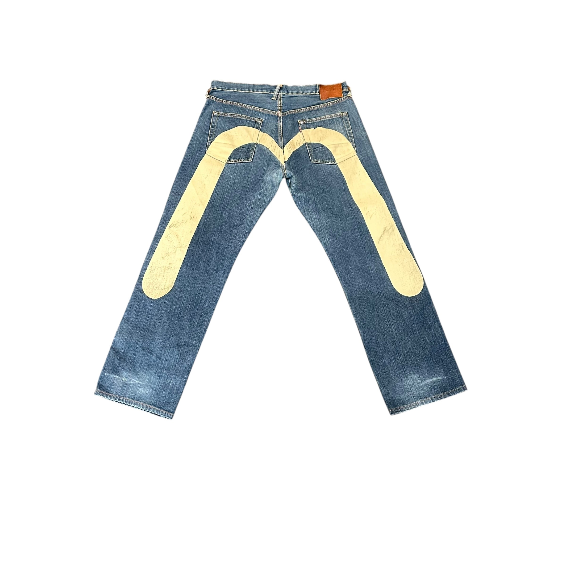 Vintage Evisu Denim Blue/White