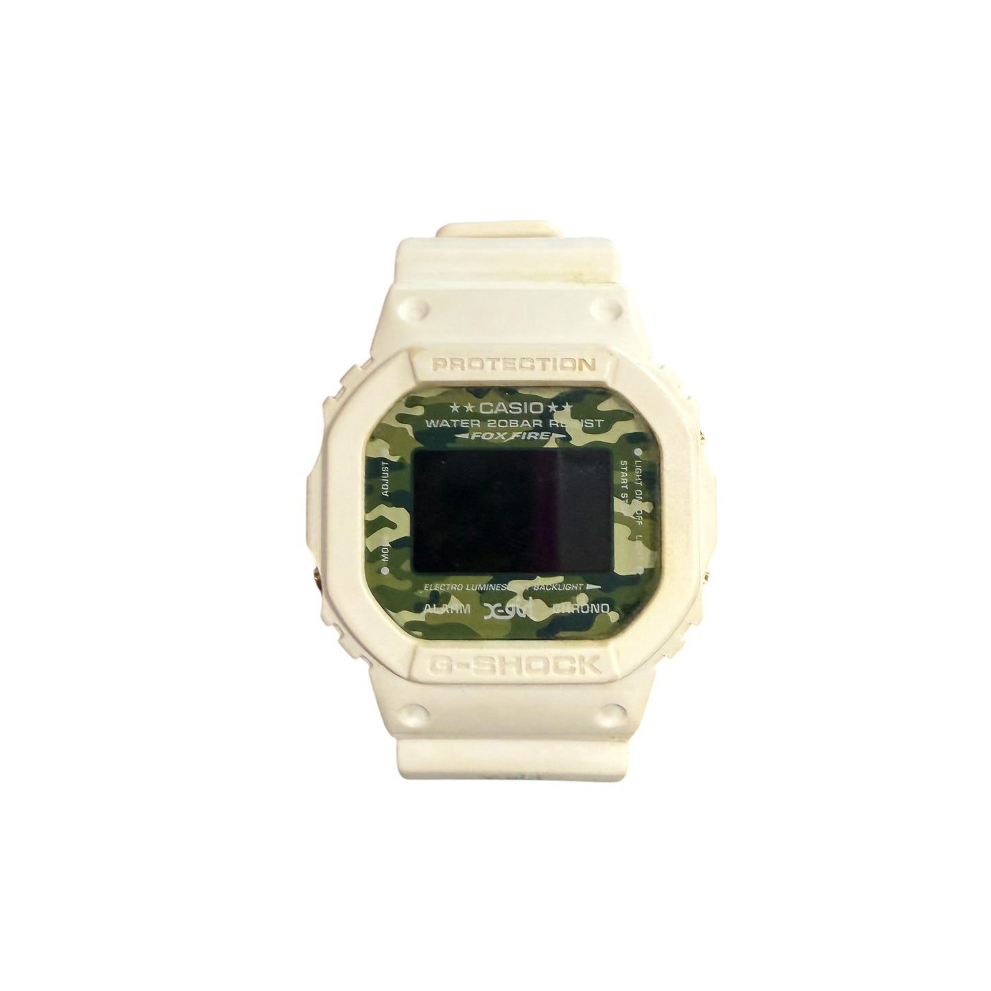White/Camo X Girl G Shock