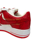 Nike Air Force 1 x Louis Vuitton Red (No Box or Accessories)