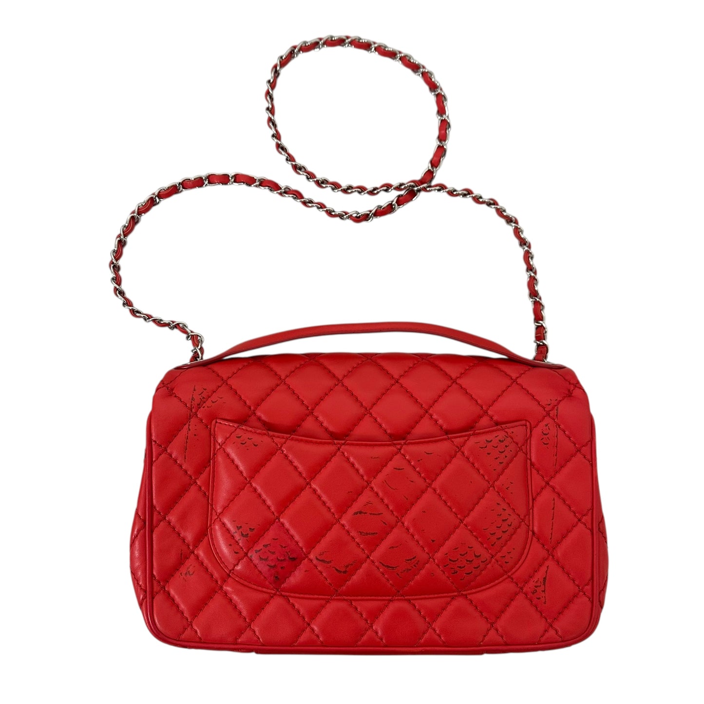 Chanel Tender Touch Maxi Flap Bag RED