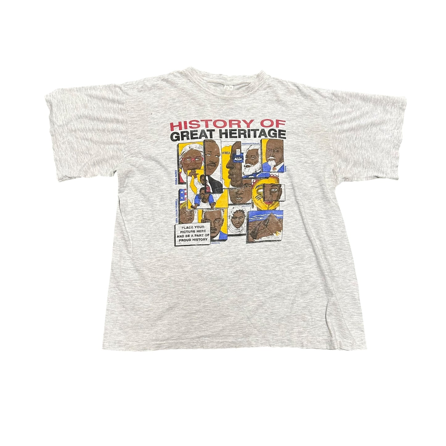 Vintage History of Great Heritage Grey Tee