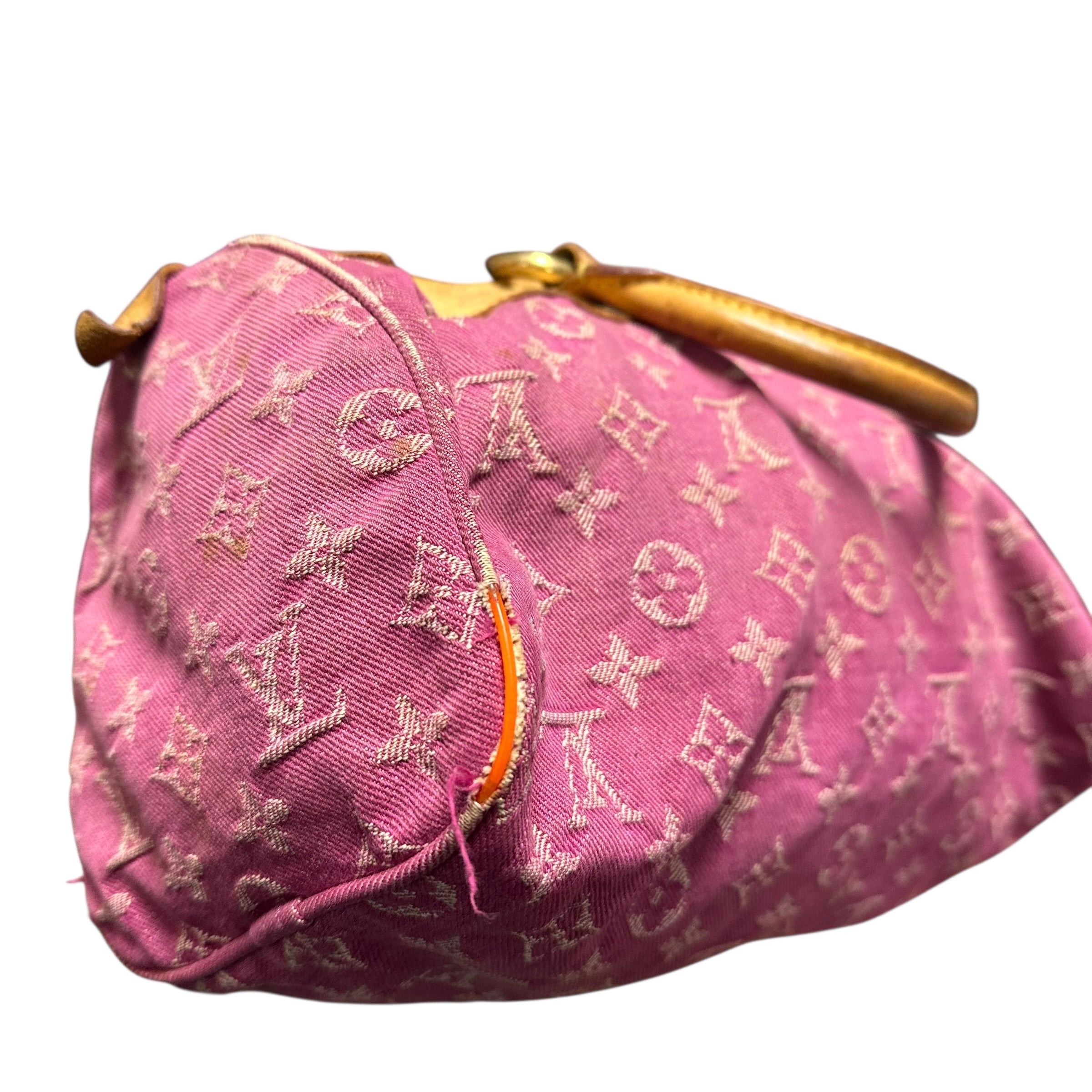 Louis Vuitton Pink Denim Bag