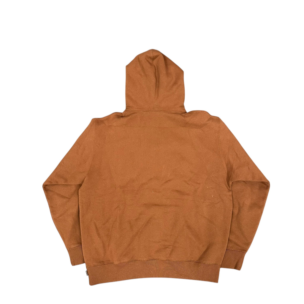 Supreme Script Brown Hoodie