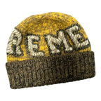 Supreme Yellow/Green Crochet Beanie
