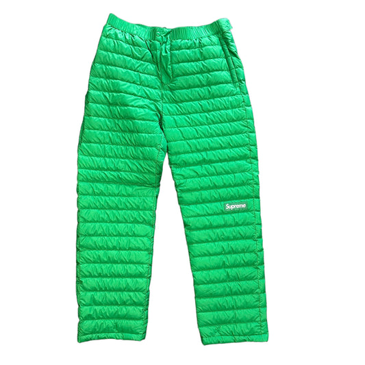 Green Supreme Puffer Pants