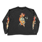 Vintage Black Skull Longsleeve Shirt